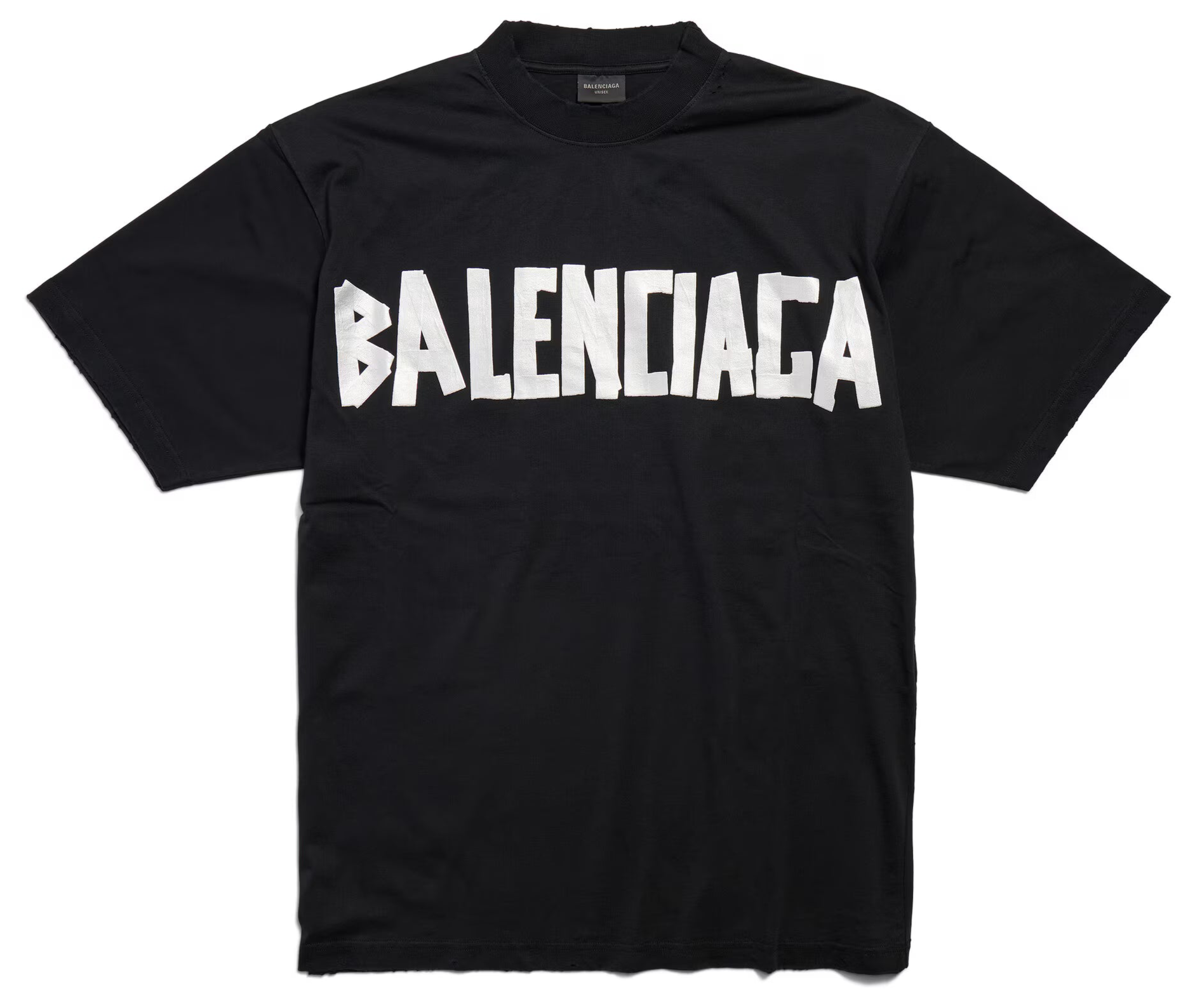Women Balenciaga Black Tshirt