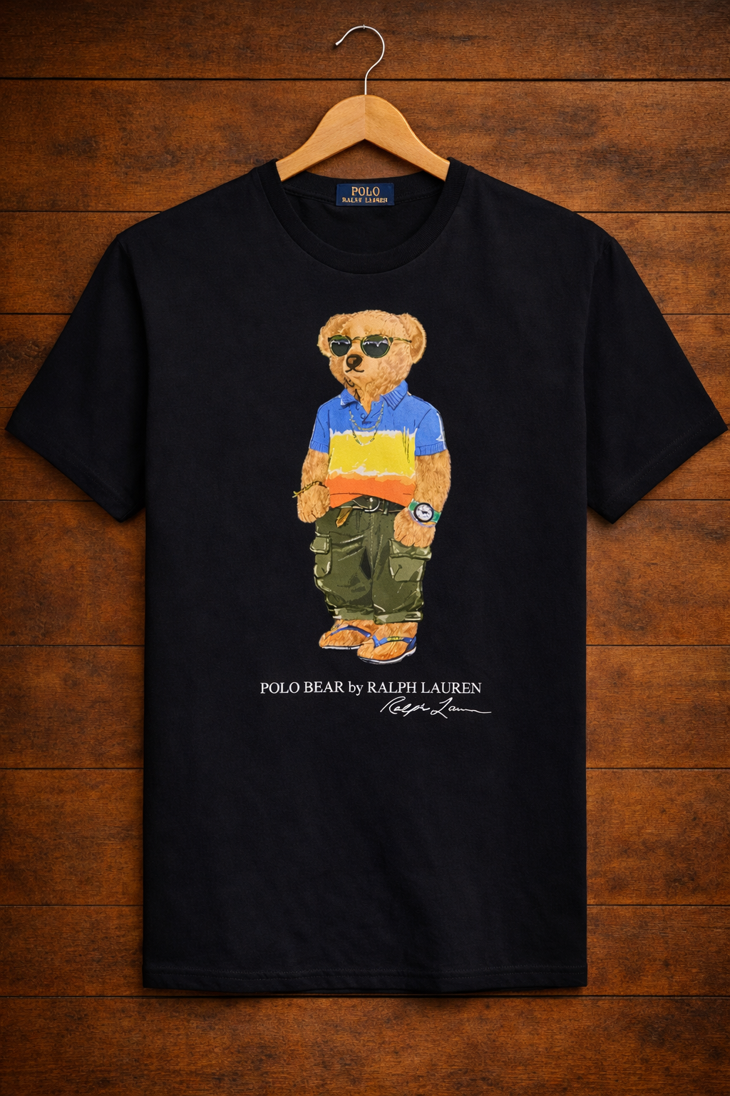Women Teddy Tshirt Black (Multi Tshirt)